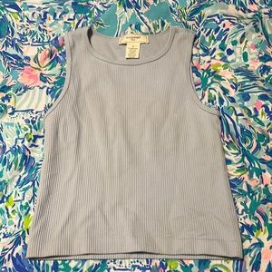 NEVER WORN!! Blue tank top size small!